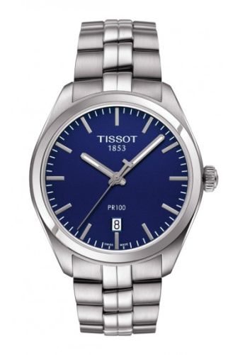 Tissot PR 100 Quartz 39 Stainless Steel / Blue / Bracelet